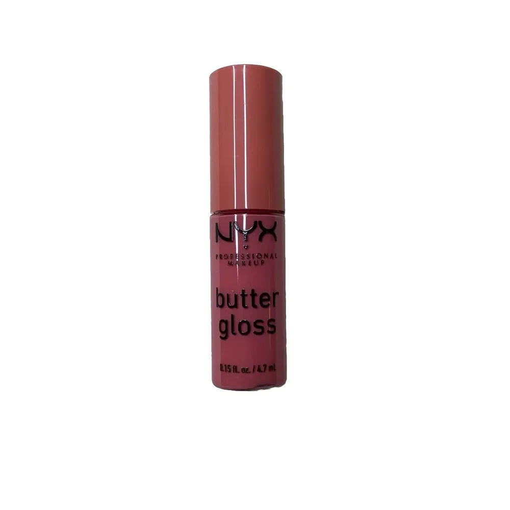 NYX Butter Gloss Creme Brulee Lip Gloss - Non-Sticky, Natural Shine - 0.15 Oz